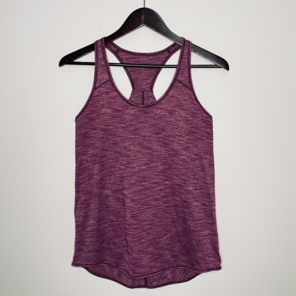 ❤️Lululemon Essential Tank Top in Heathered Chilled Grape A1 - Picture 3 of 6